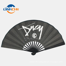 Chinese traditional black brand hand fan foldable fan